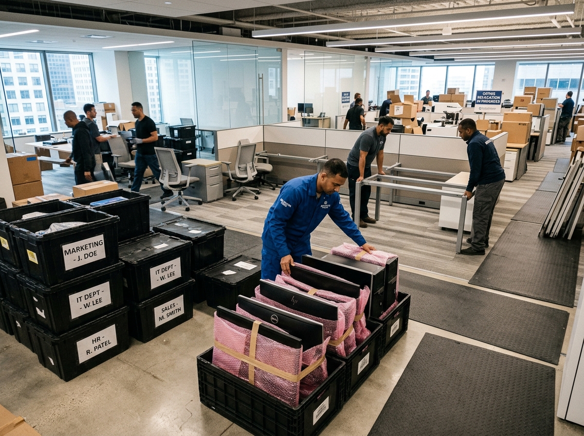 Corporate office shifting in progress